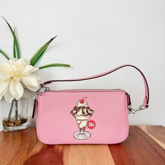 NWT Coach Leather Nolita 19 With‎ Sundae Graphic - Picture 1 of 9